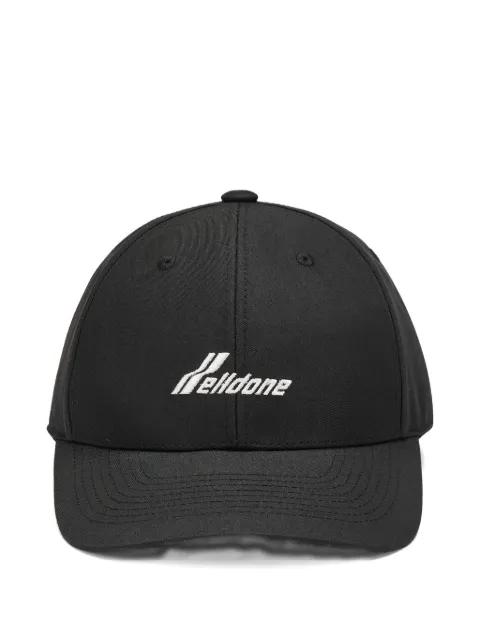 logo-embroidered baseball cap by WE11DONE