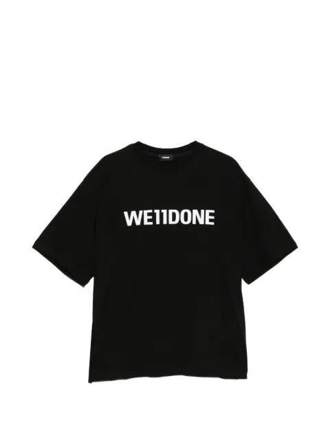 logo-print T-shirt by WE11DONE