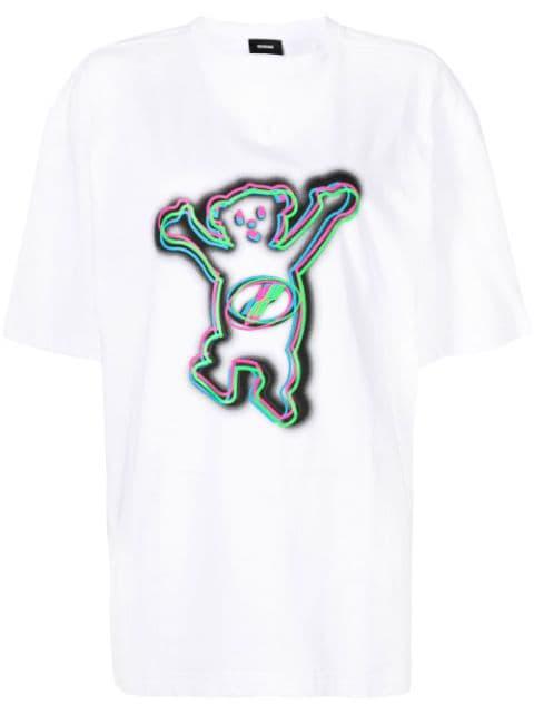 logo print oversized T-shirt by WE11DONE