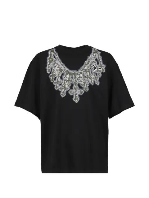 necklace-graphic T-shirt by WE11DONE