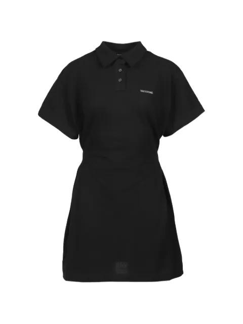 polo-collar mini dress by WE11DONE