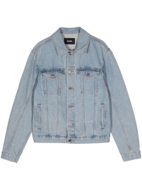 single-breasted denim jacket by WE11DONE