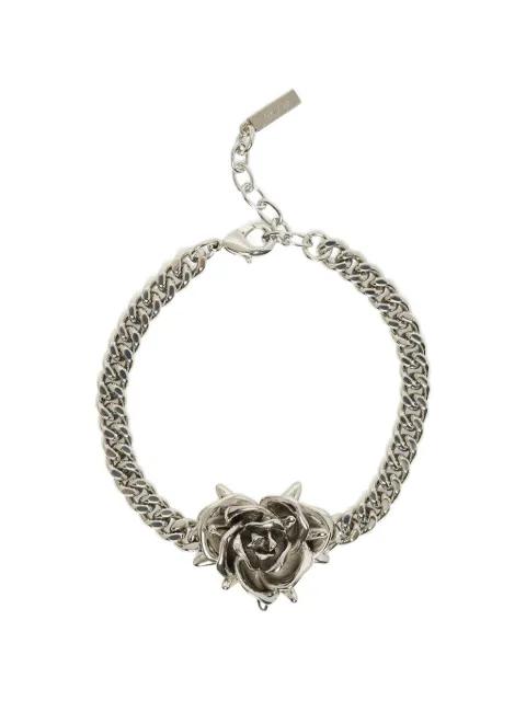 spiky rose-detail bracelet by WE11DONE