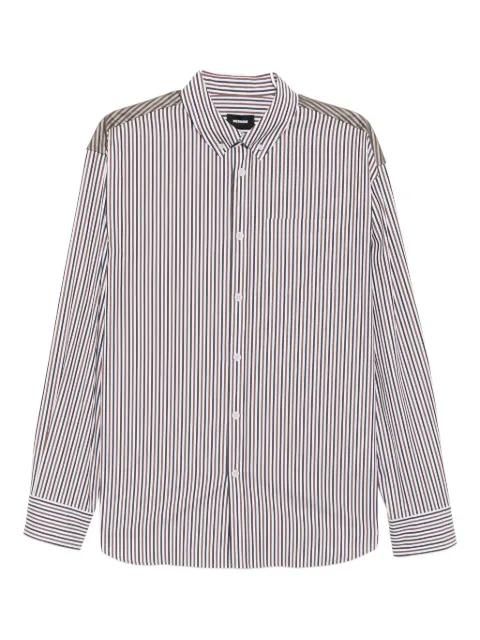 striped button-down shirt by WE11DONE