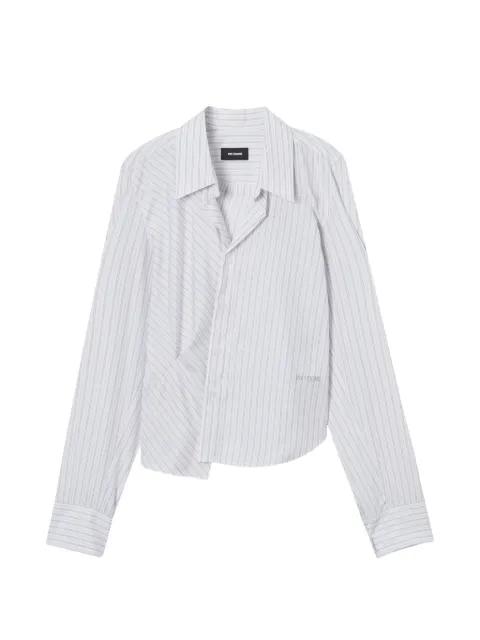 striped collared shirt by WE11DONE