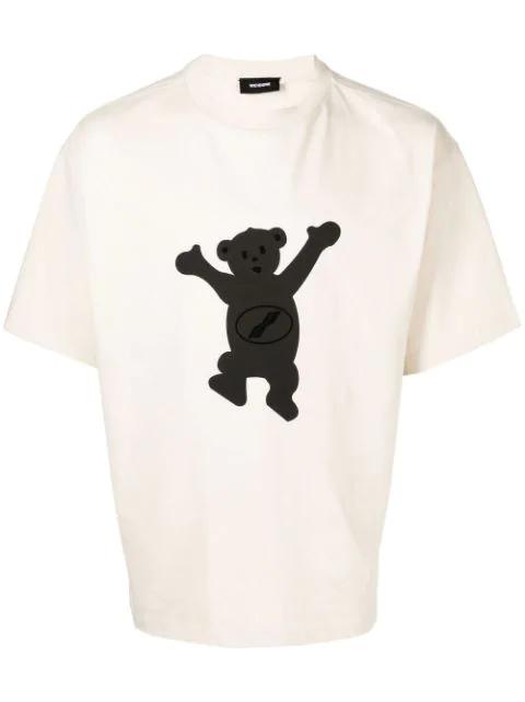 teddy bear print T-shirt by WE11DONE