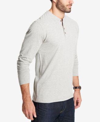 Men's Long Sleeve Brushed Jersey Henley T-shirt by WEATHERPROOF VINTAGE