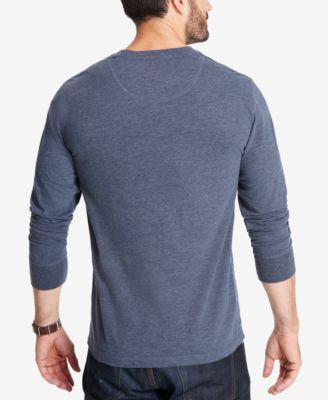 Men's Long Sleeve Brushed Jersey Henley T-shirt by WEATHERPROOF VINTAGE