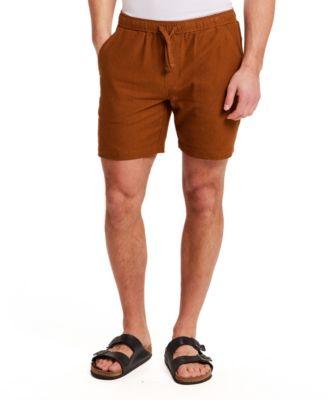 Men's Regular-Fit 7" Linen Shorts by WEATHERPROOF VINTAGE