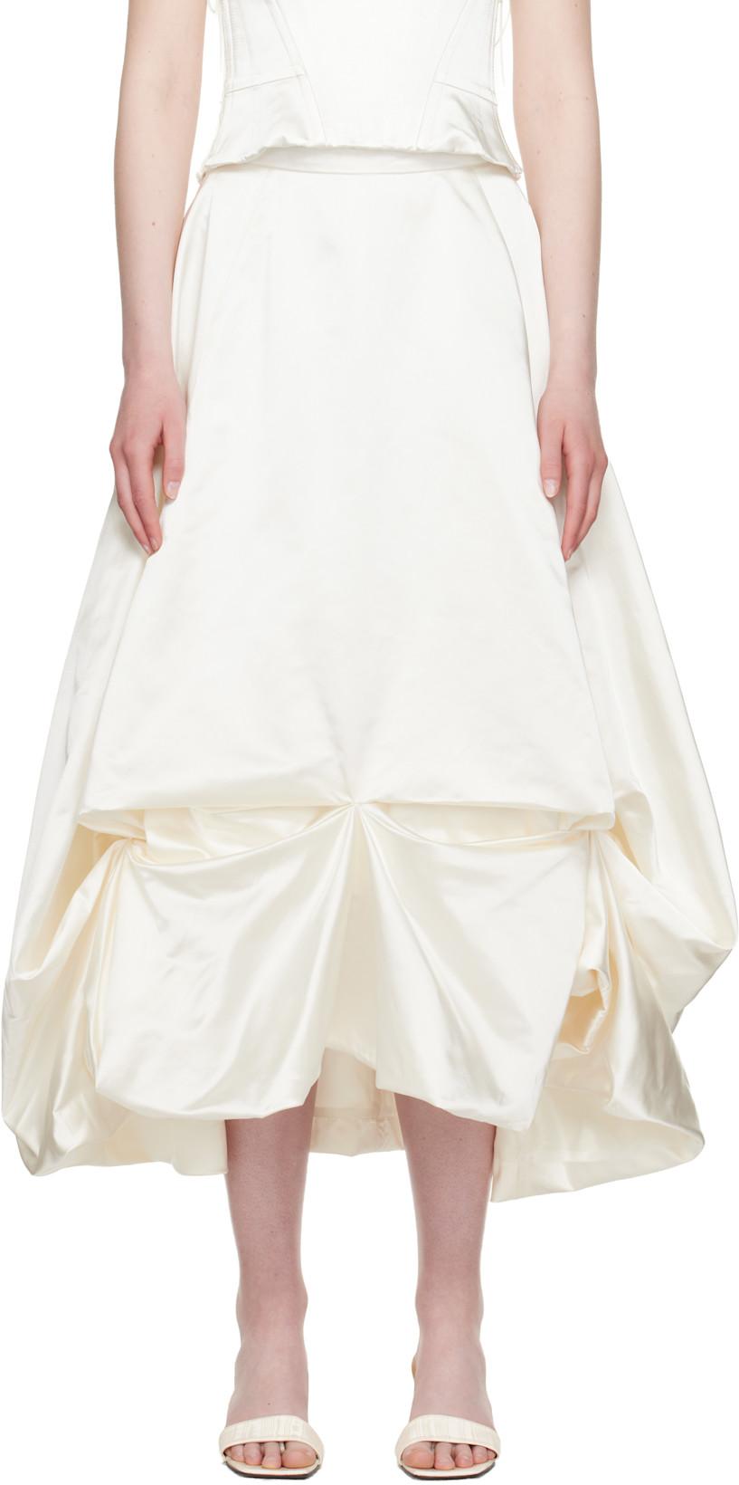 SSENSE Bridal Capsule Lola Maxi Skirt by WED