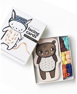 Baby Animals Lacing Cards by WEE GALLERY