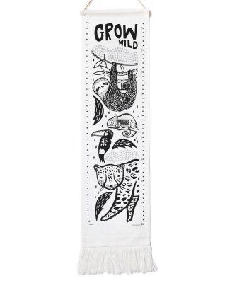 Canvas Growth Chart - Rainforest by WEE GALLERY