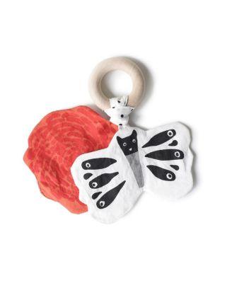 Crinkle Teether - Butterfly - Ages 3 Months+ by WEE GALLERY