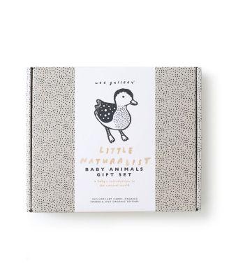 Little Naturalist Baby Animals Gift Set - Ages 0-12 Months by WEE GALLERY