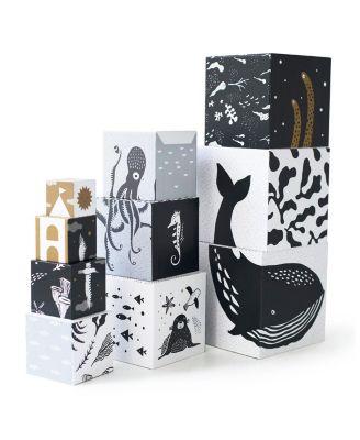 Nesting Blocks - Ocean - Ages 2+ by WEE GALLERY