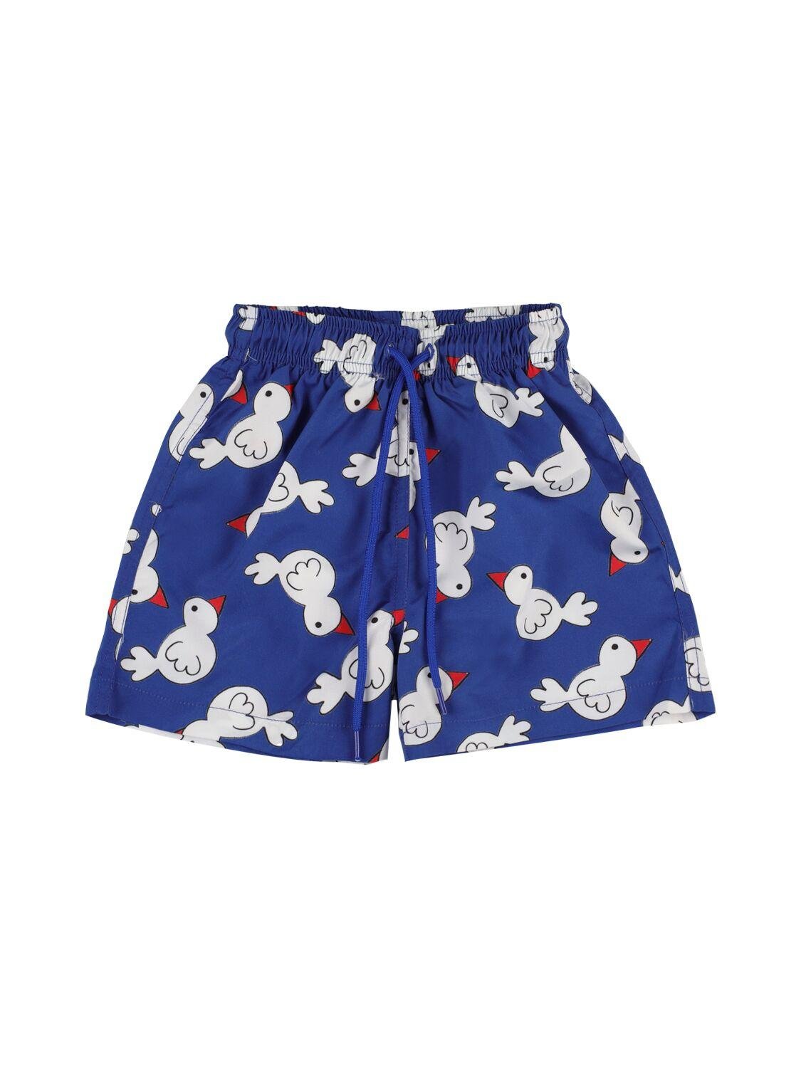 Printed Recycled Polyester Swim Shorts by WEEKEND HOUSE KIDS