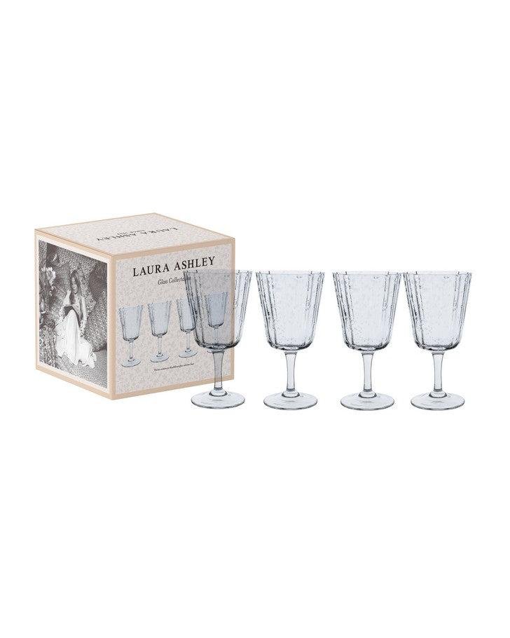 Clear Set of 4 Red Wine Glass Set by WEGTER