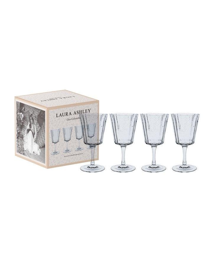 Clear Set of 4 White Wine Glass Set by WEGTER