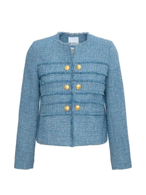 fringed tweed jacket by WEILL PARIS