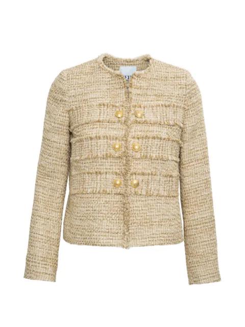 fringed tweed jacket by WEILL PARIS