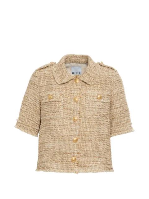tweed buttoned shirt by WEILL PARIS