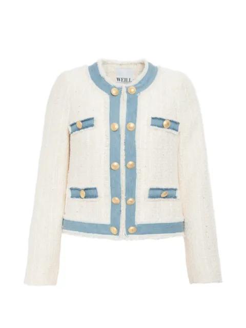 tweed denim jacket by WEILL PARIS