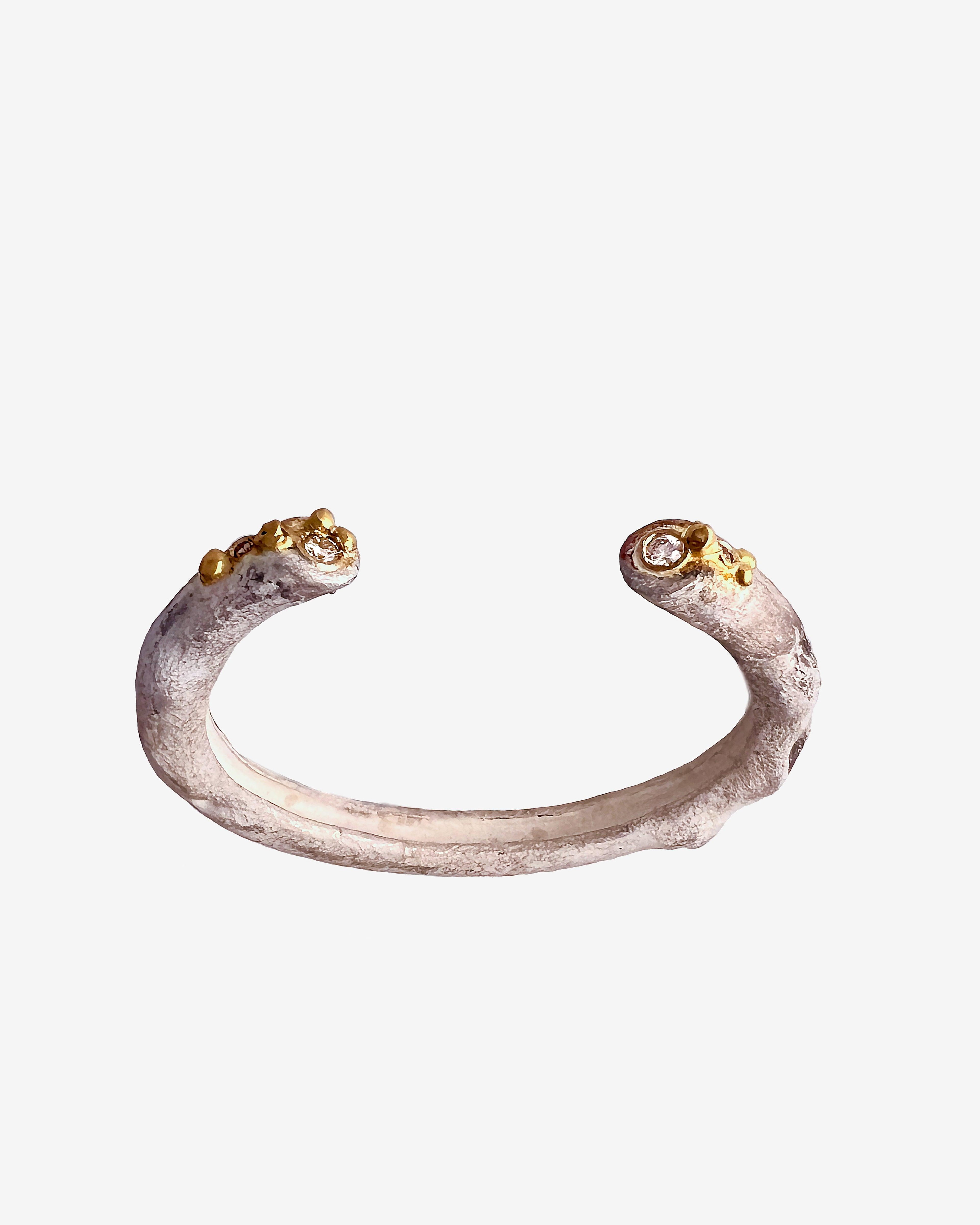Weinan Pan - Bone Bangle - (Silver) by WEINAN PAN