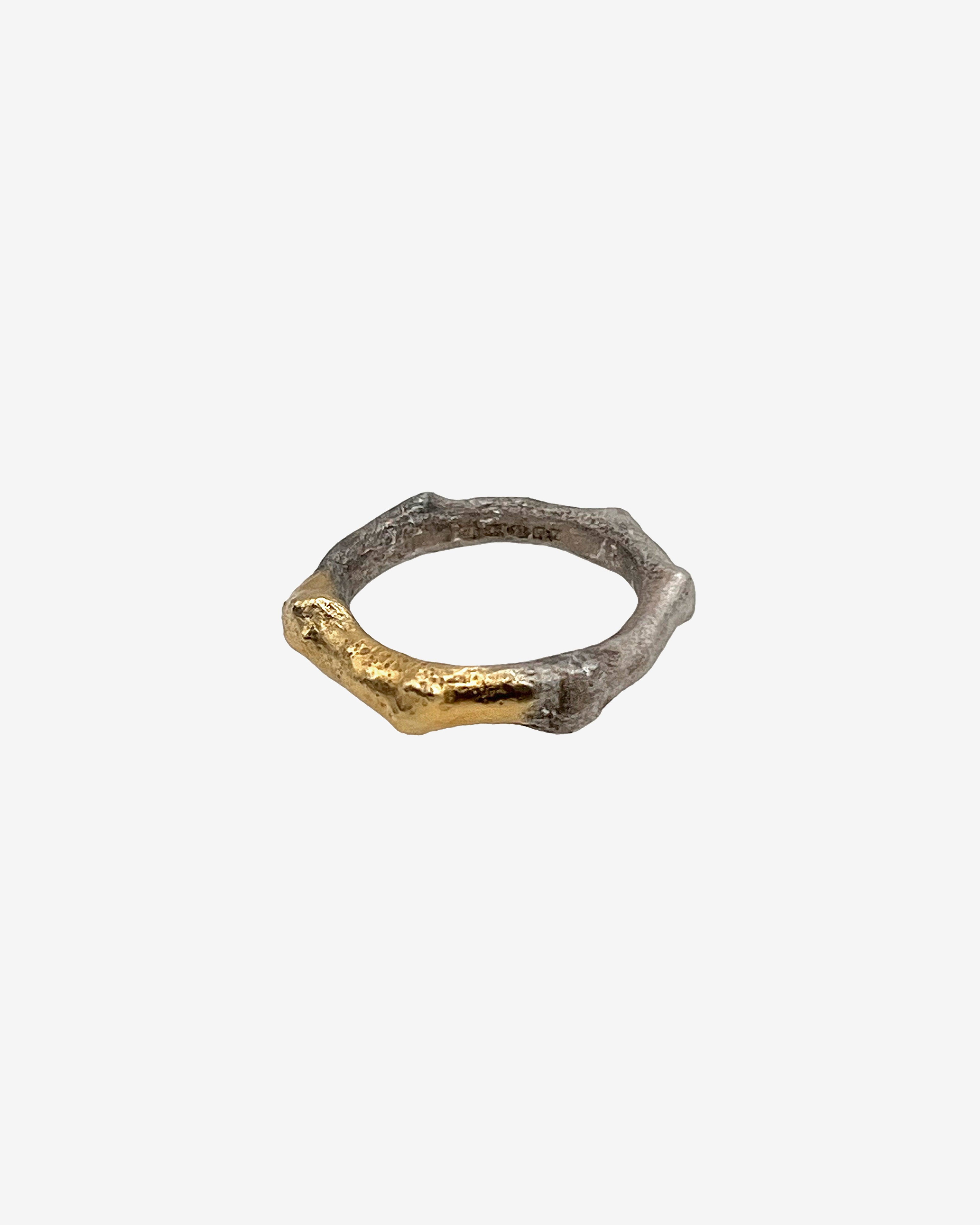 Weinan Pan - Bone Ring No3 - (Gold) by WEINAN PAN