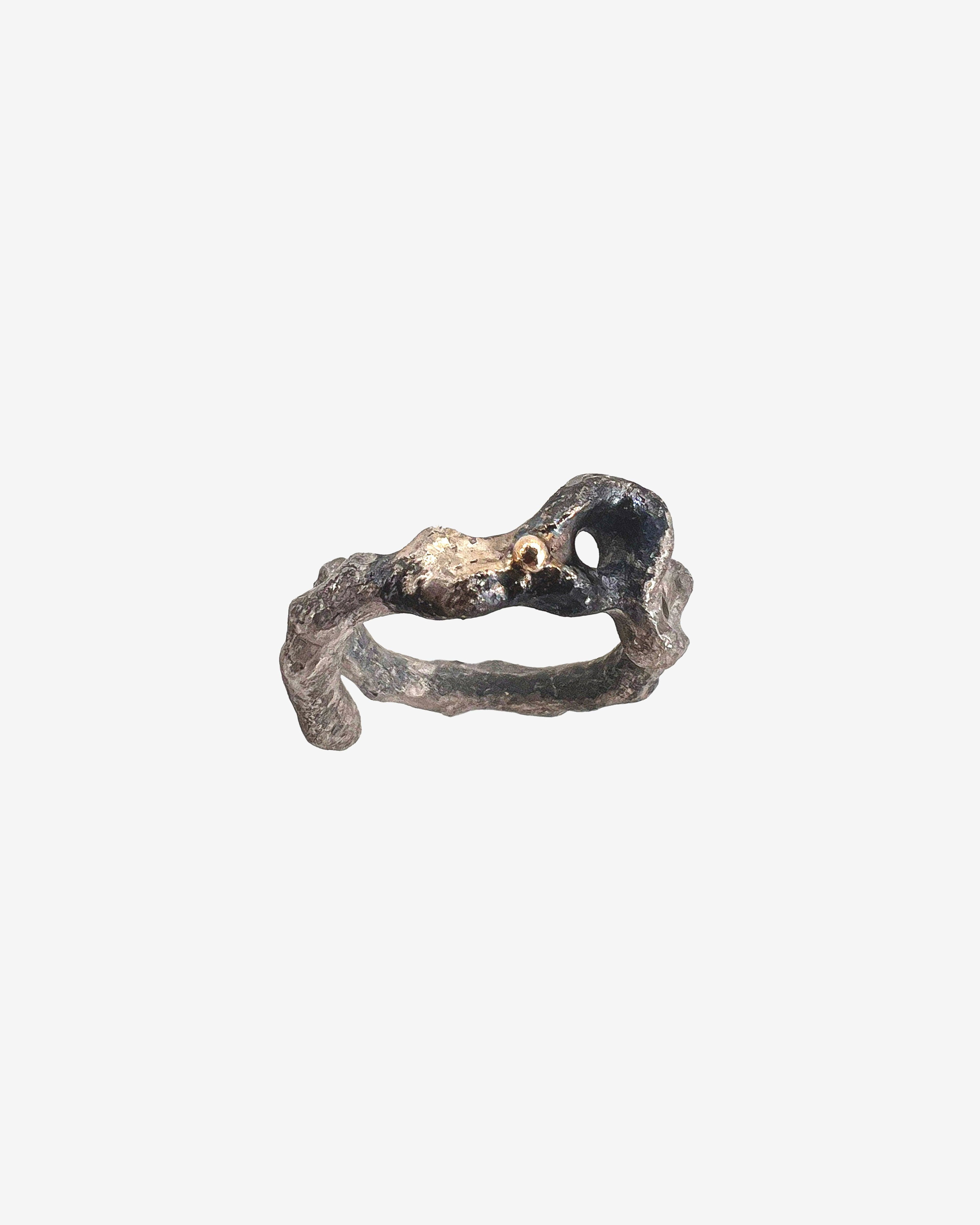 Weinan Pan - Bone Ring No5 - (Yellow Gold) by WEINAN PAN