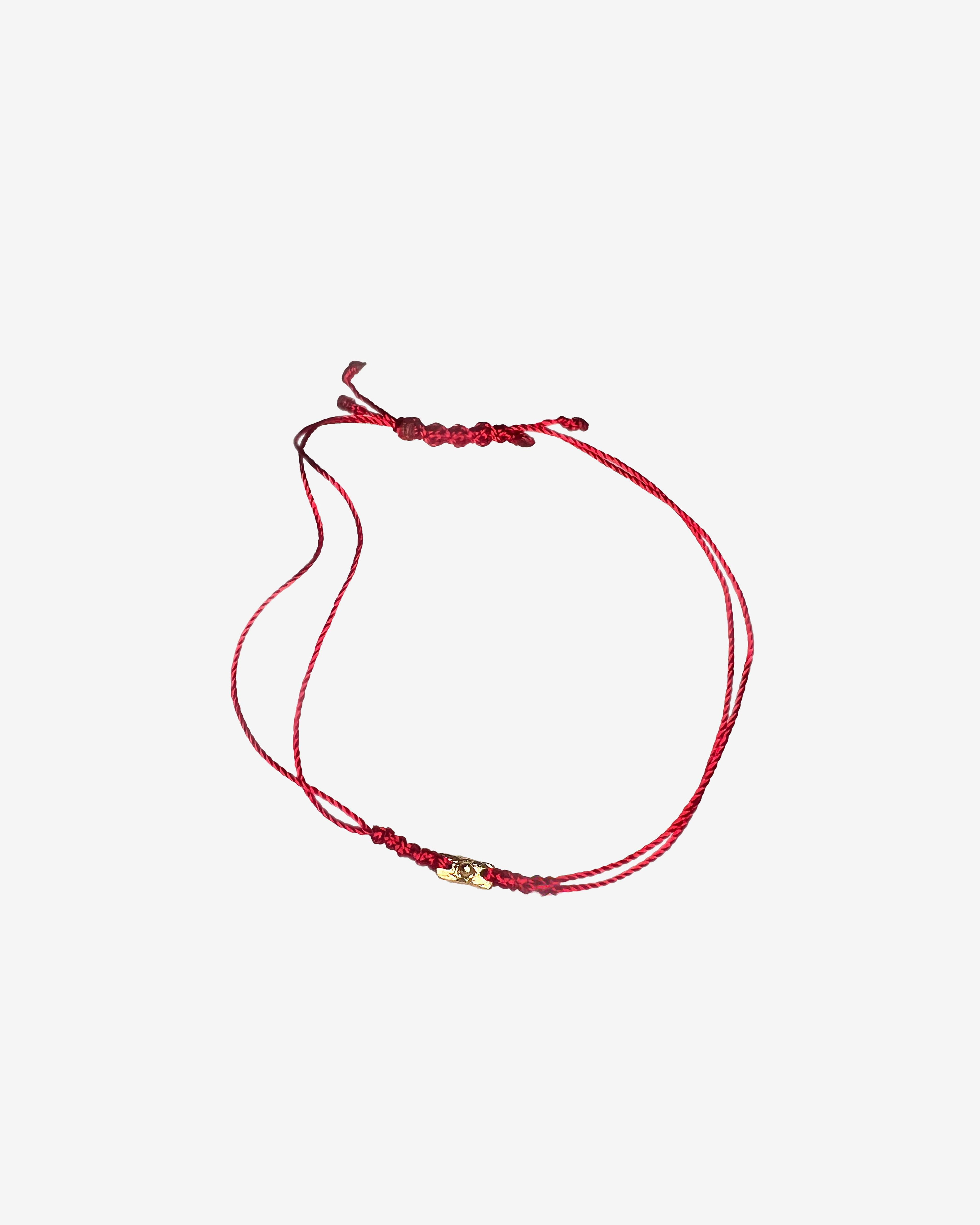 Weinan Pan - Fortune Nugget Bracelet - (Red) by WEINAN PAN