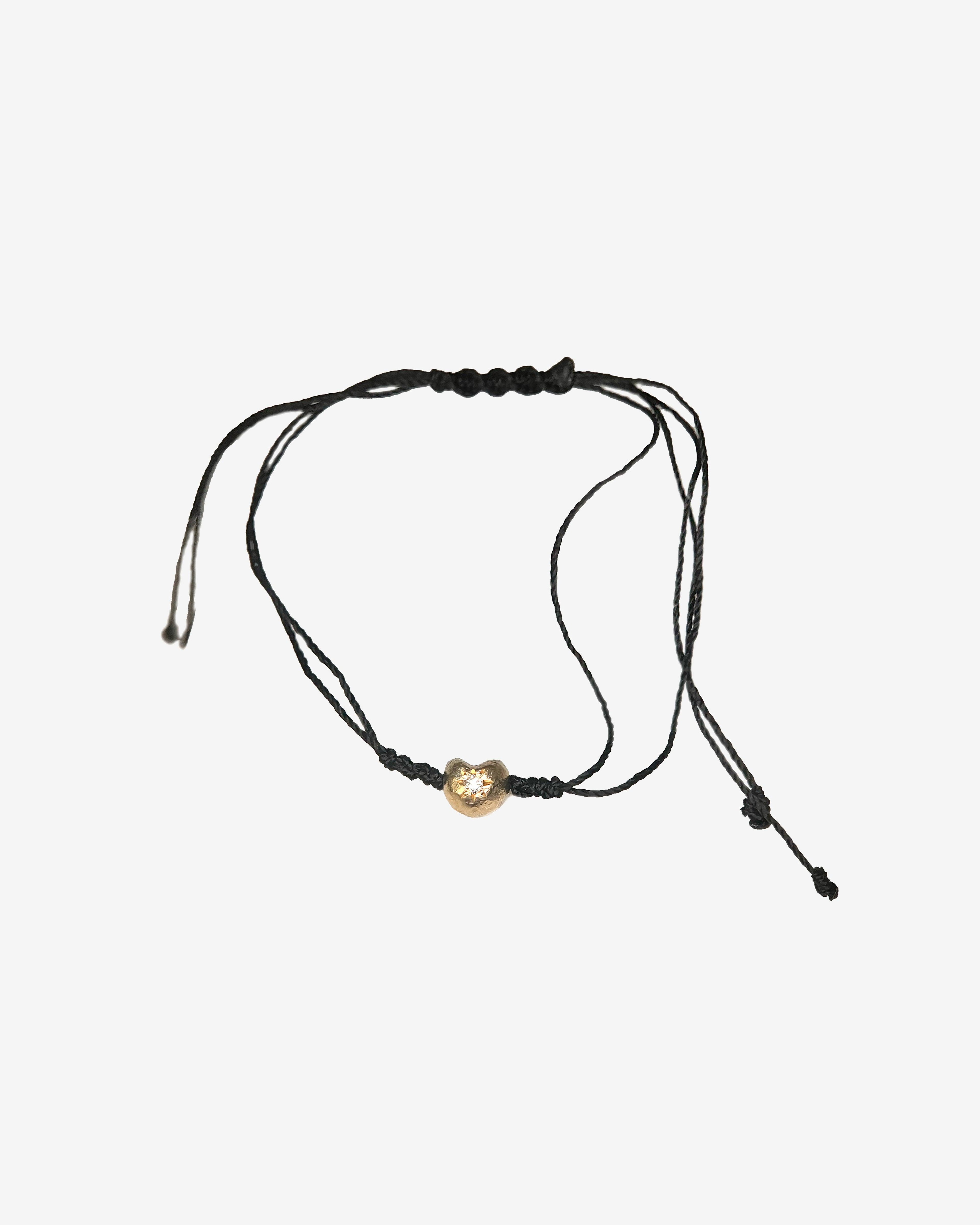 Weinan Pan - Large Fortune Cookie Bracelet - (Black) by WEINAN PAN