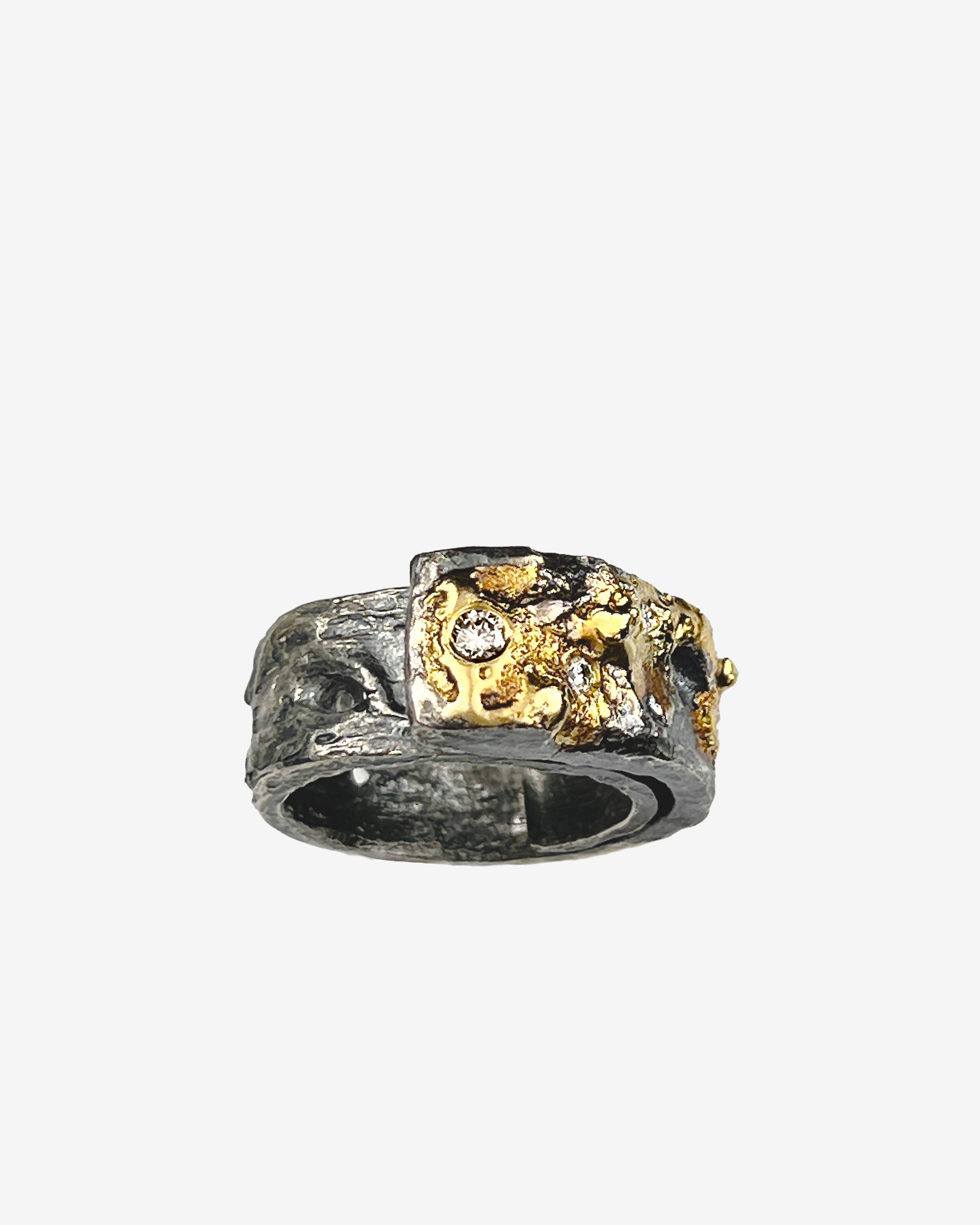 Weinan Pan - Large Nomad Treasure Ring - (Silver) by WEINAN PAN