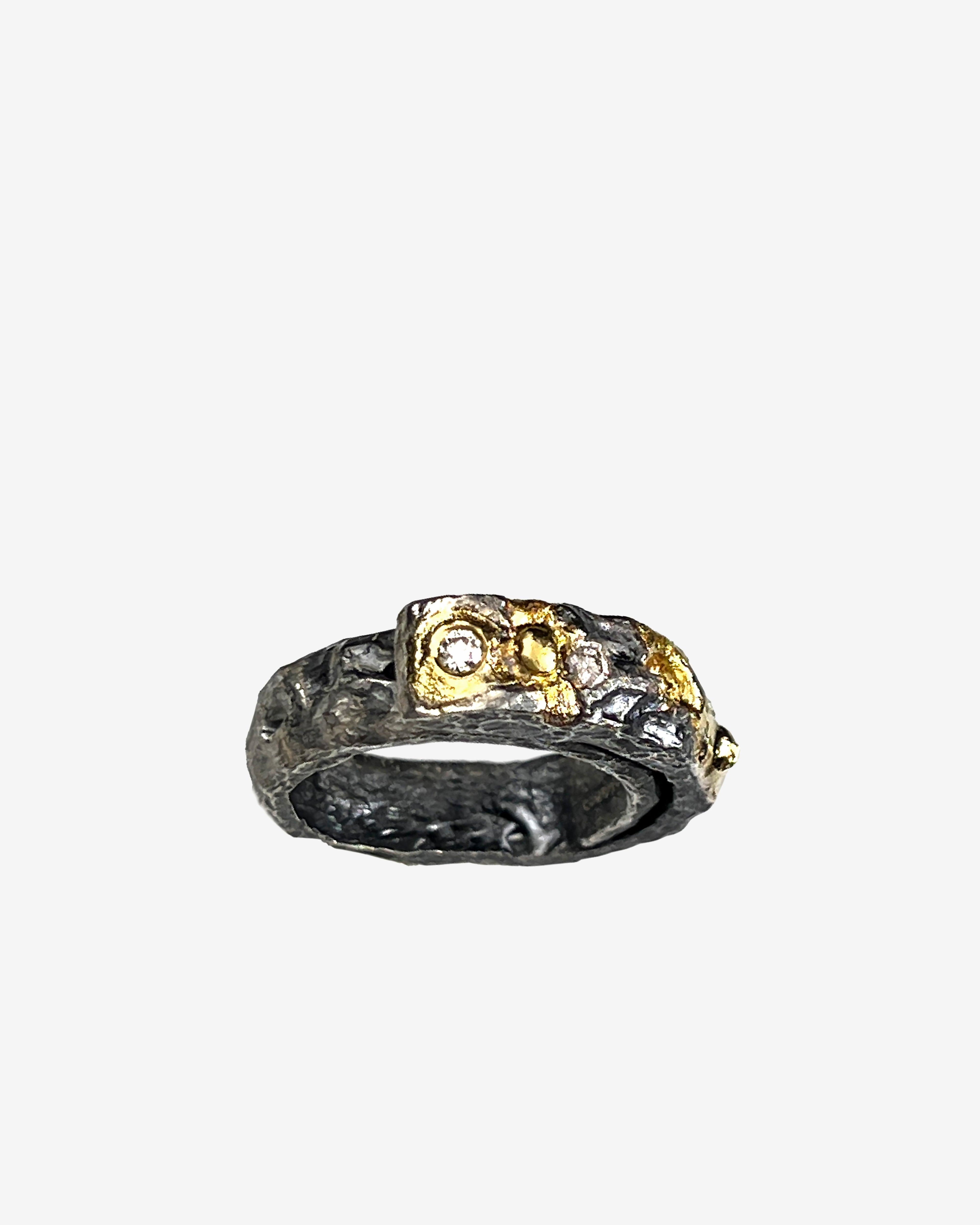 Weinan Pan - Medium Nomad Treasure Ring - (Silver) by WEINAN PAN
