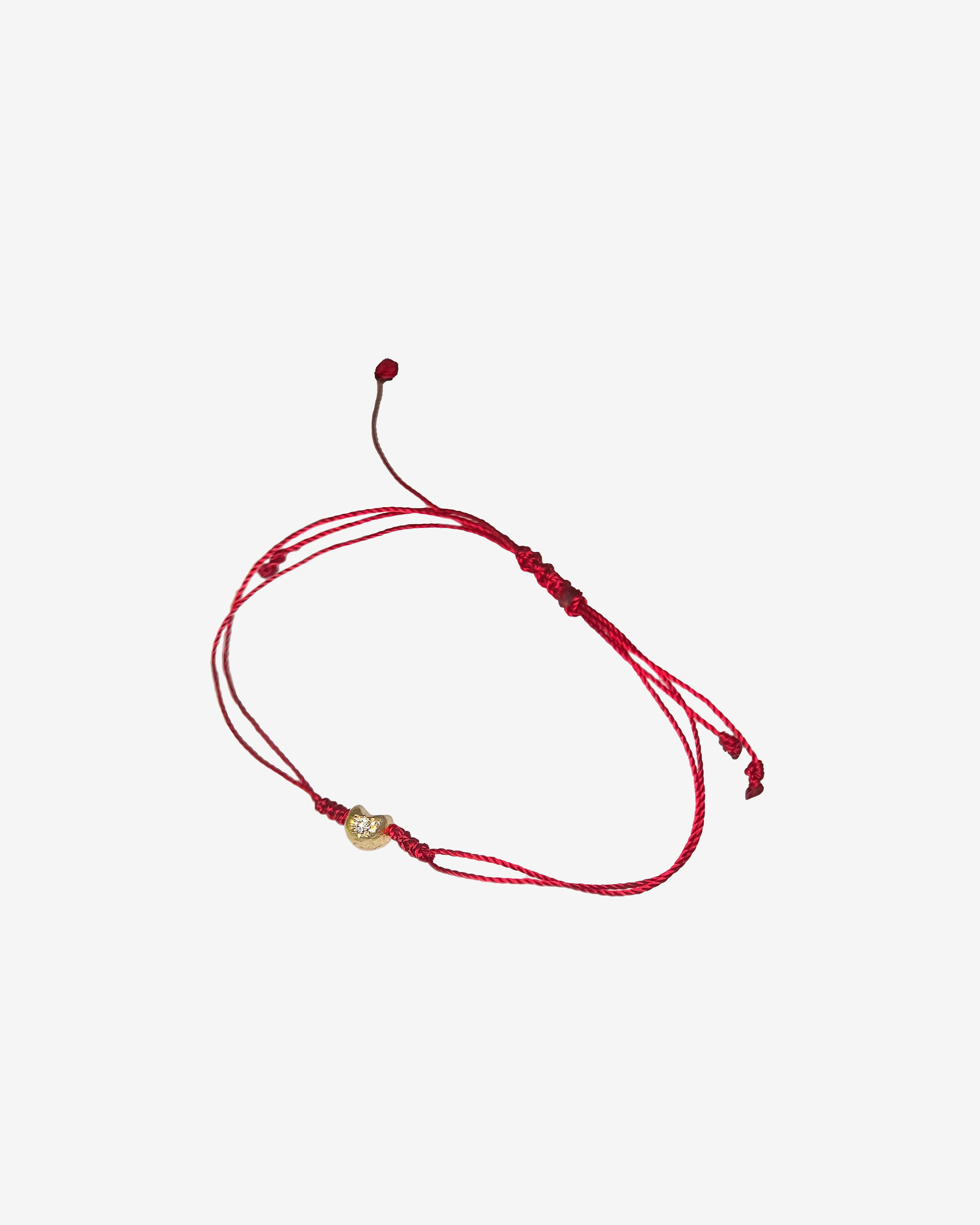 Weinan Pan - Small Fortune Cookie Bracelet - (Red) by WEINAN PAN