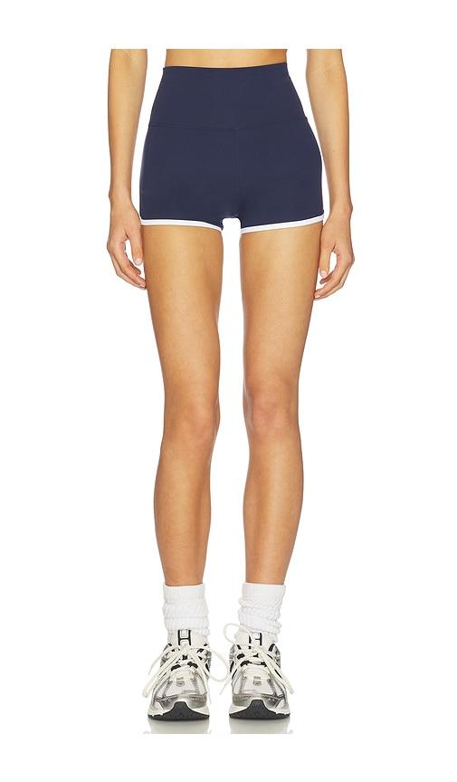 WellBeing + BeingWell MoveWell Alba 3 Inch Short in Navy by WELLBEING + BEINGWELL