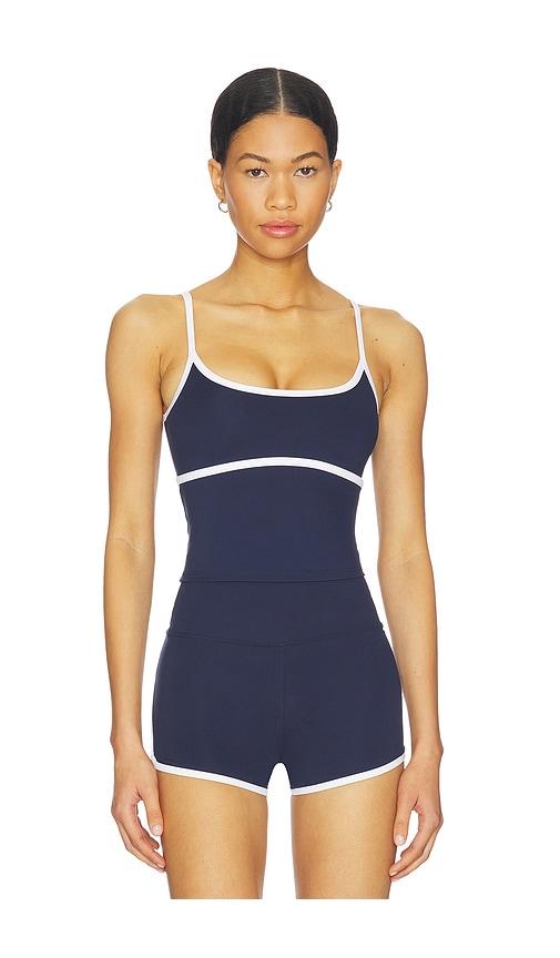 WellBeing + BeingWell MoveWell Ripley Tank in Navy by WELLBEING + BEINGWELL
