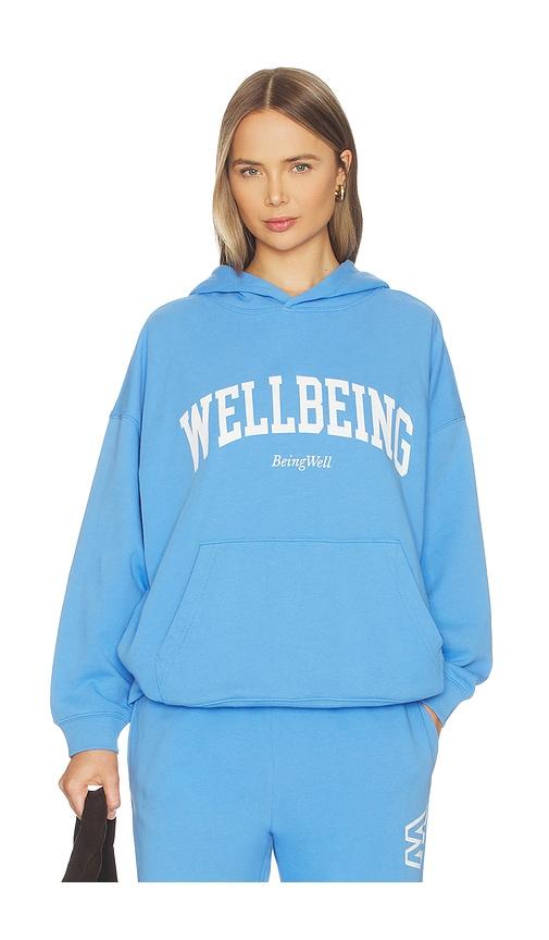 WellBeing + BeingWell Romi Oversized Hoodie in Blue by WELLBEING + BEINGWELL