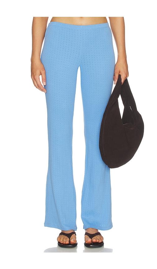 WellBeing + BeingWell Shaw Pant in Blue by WELLBEING + BEINGWELL