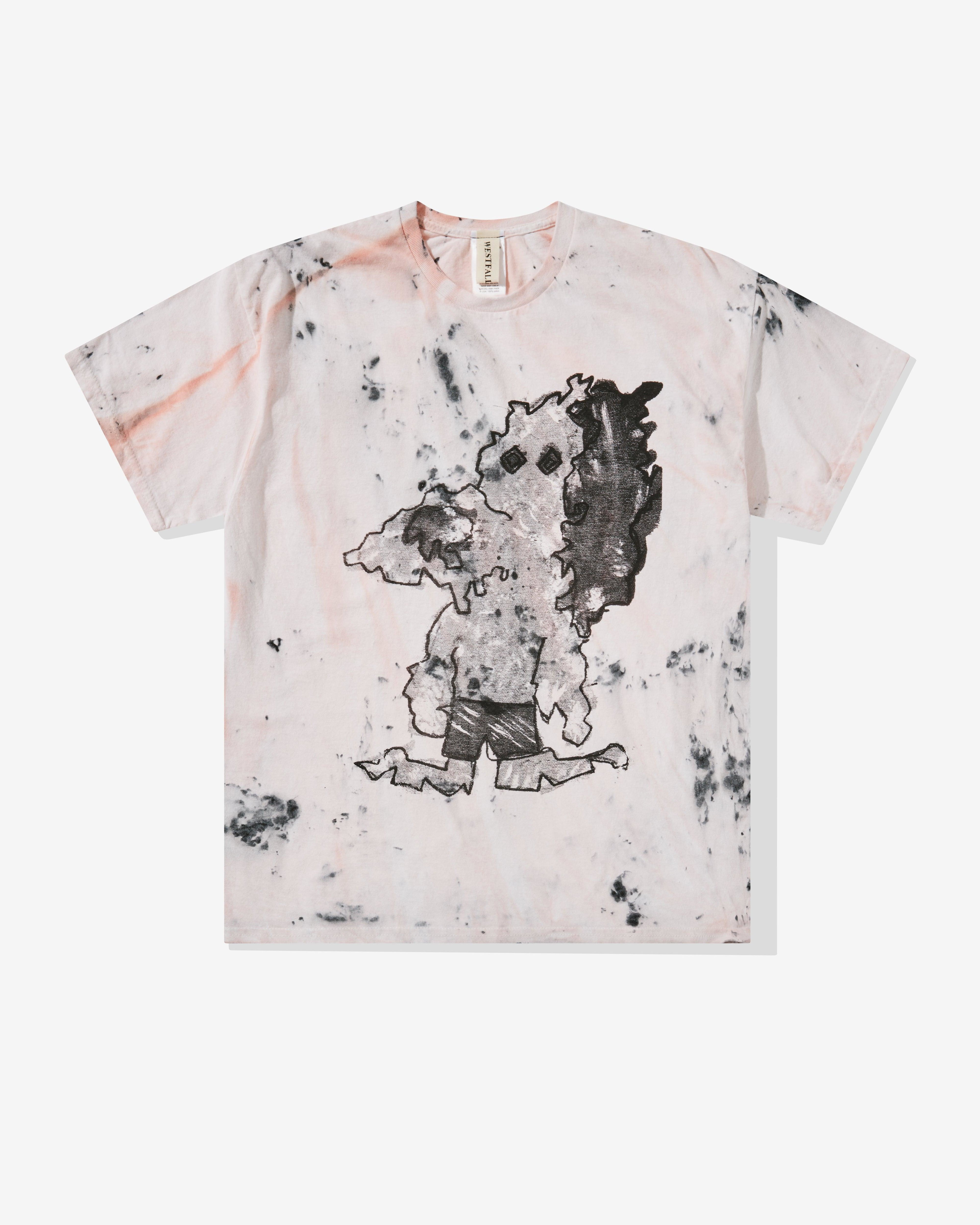 Westfall - Men’s Abstract Snoppy T-Shirt - (Dirty Pink) by WESTFALL