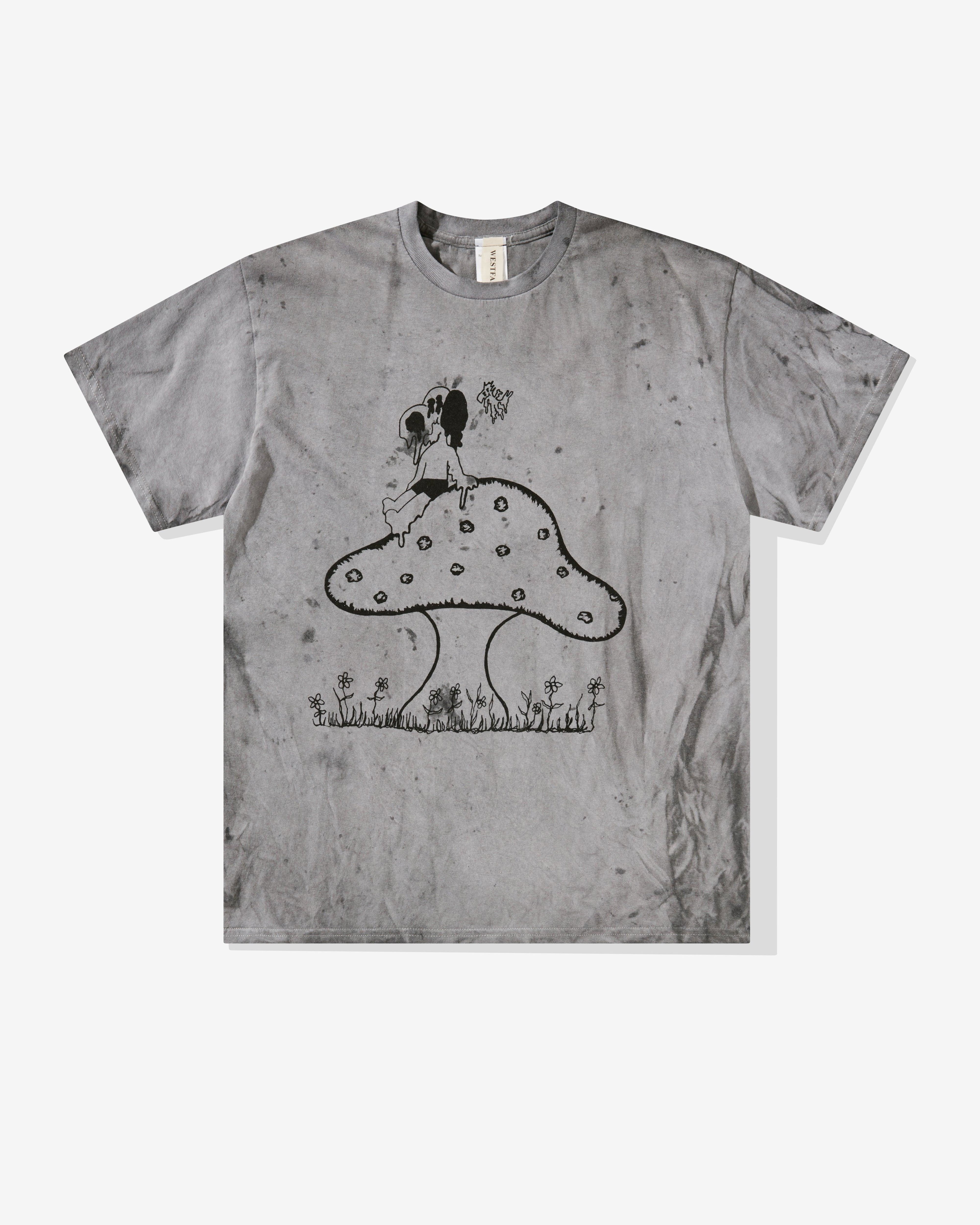 Westfall - Men’s Mushroom Snoppy T-Shirt - (Dirty Charcoal) by WESTFALL