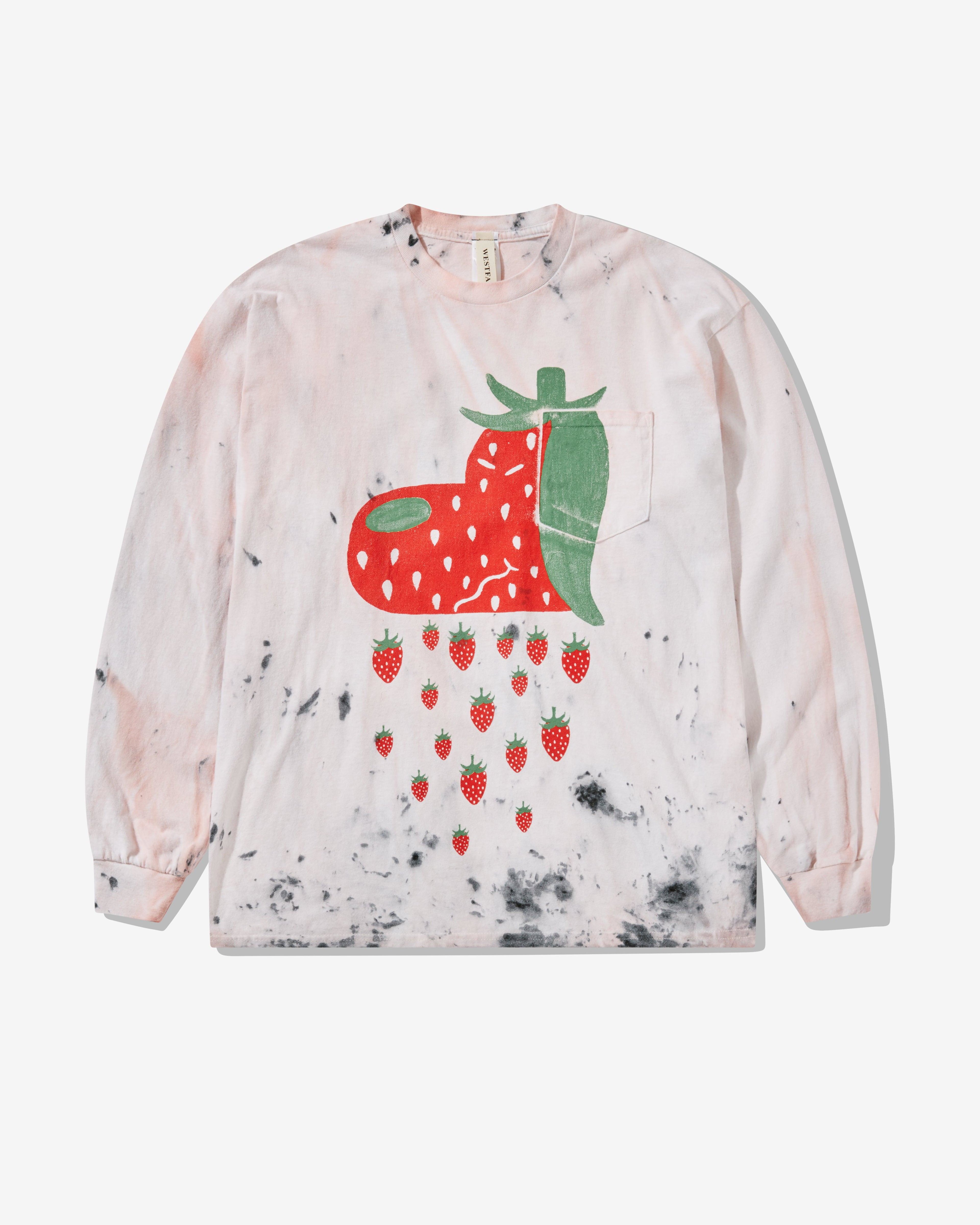 Westfall - Men’s Snoppy Berry Long Sleeve T-Shirt - (Dirty Pink) by WESTFALL