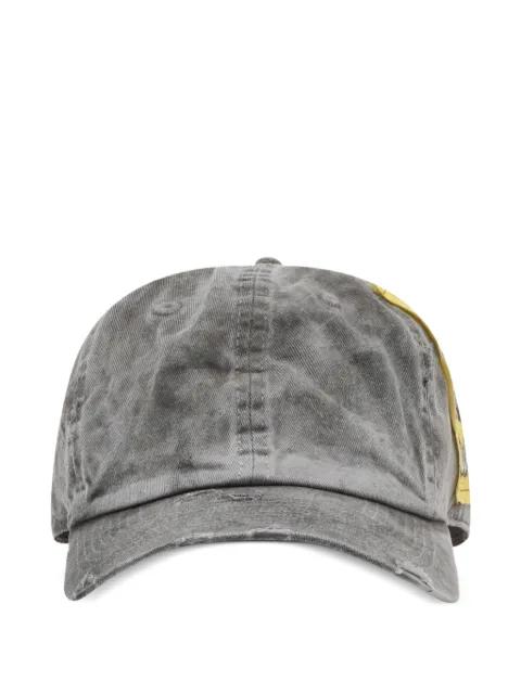distressed graphic-patch cap by WESTFALL