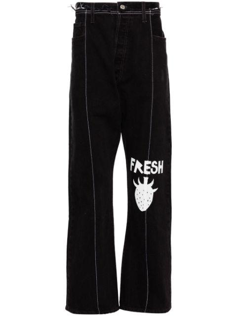 graphic-print jeans by WESTFALL