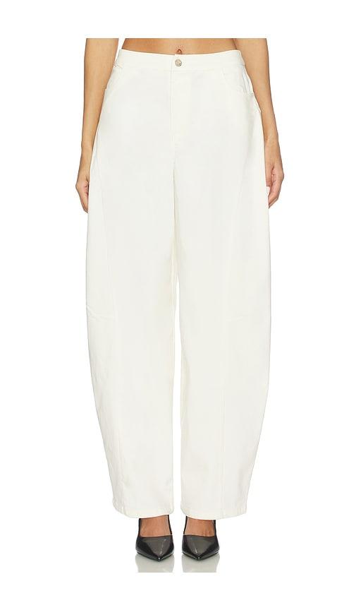 WeWoreWhat Balloon Trouser in Ivory by WEWOREWHAT