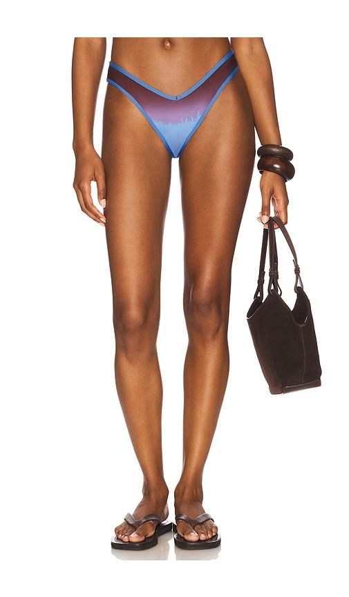 WeWoreWhat Delilah Bikini Bottom in Blue by WEWOREWHAT