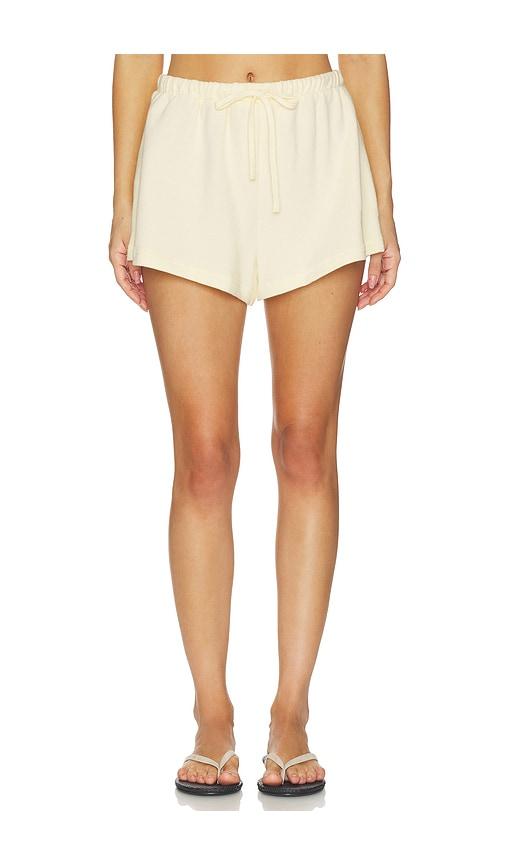 WeWoreWhat Paperbag Short in Lemon by WEWOREWHAT
