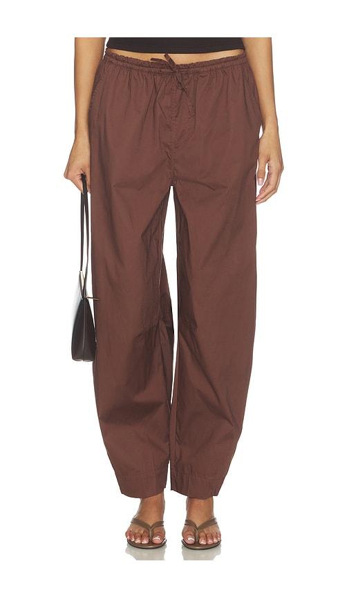 WeWoreWhat Pull On Balloon Pants in Chocolate by WEWOREWHAT