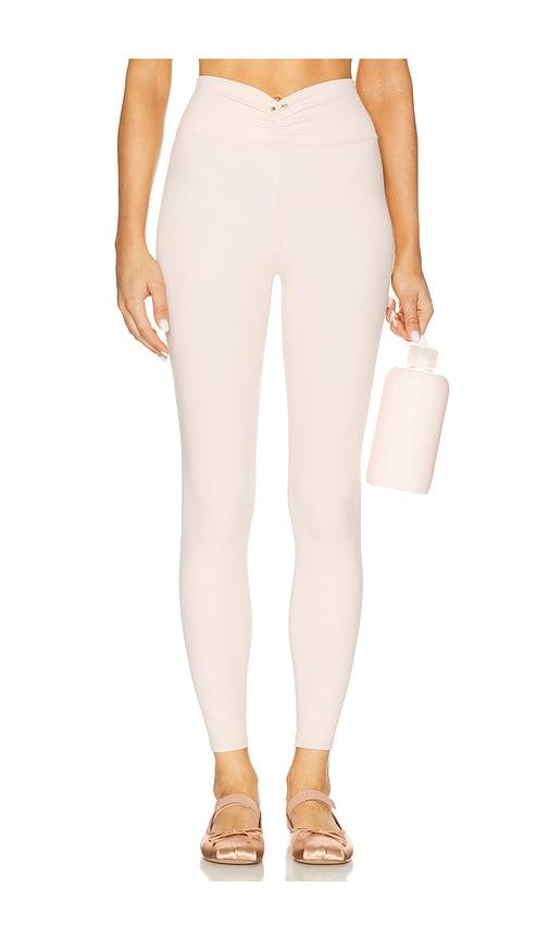 WeWoreWhat Ruched V Legging in Pink by WEWOREWHAT