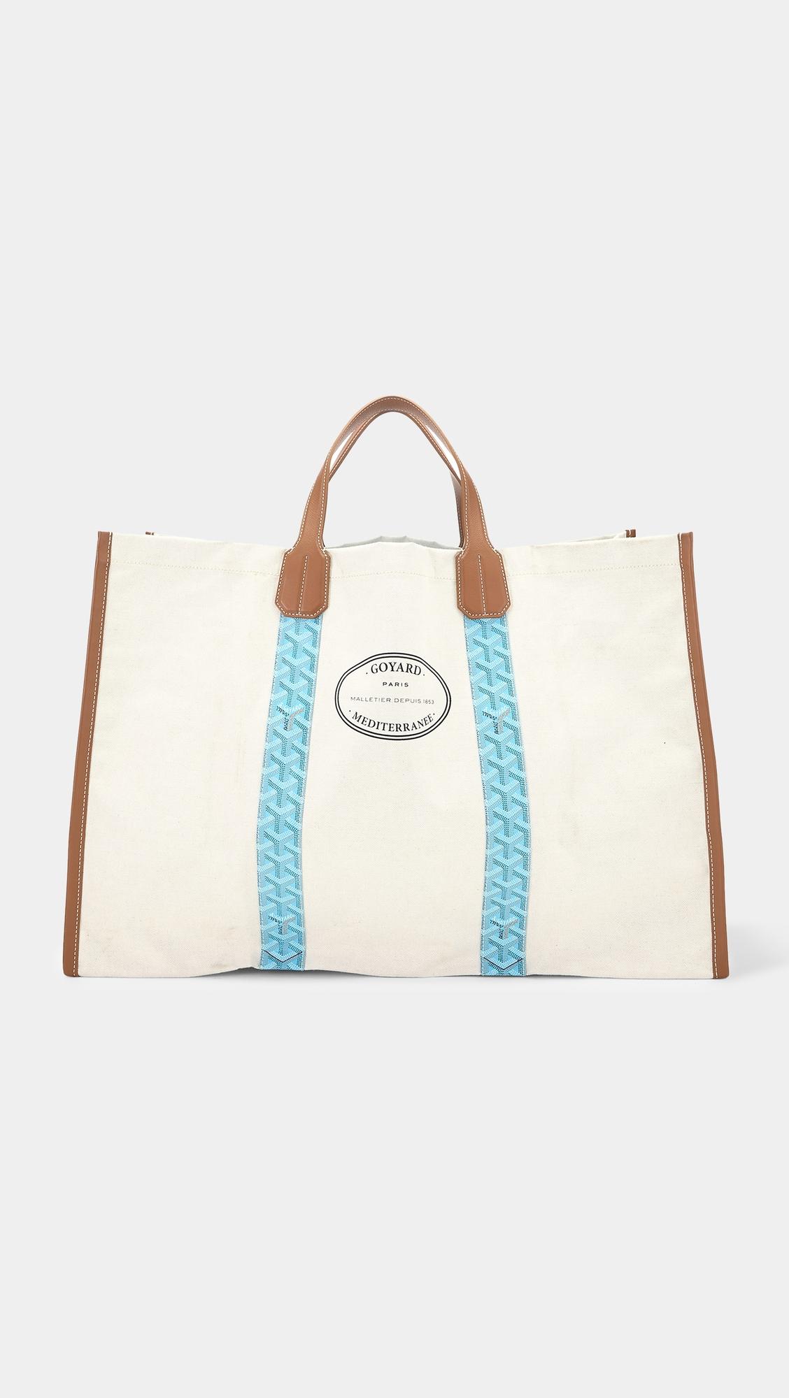 Goyard Mediterranee St. Tropez Reversible Canvas Tote by WHAT GOES AROUND COMES AROUND