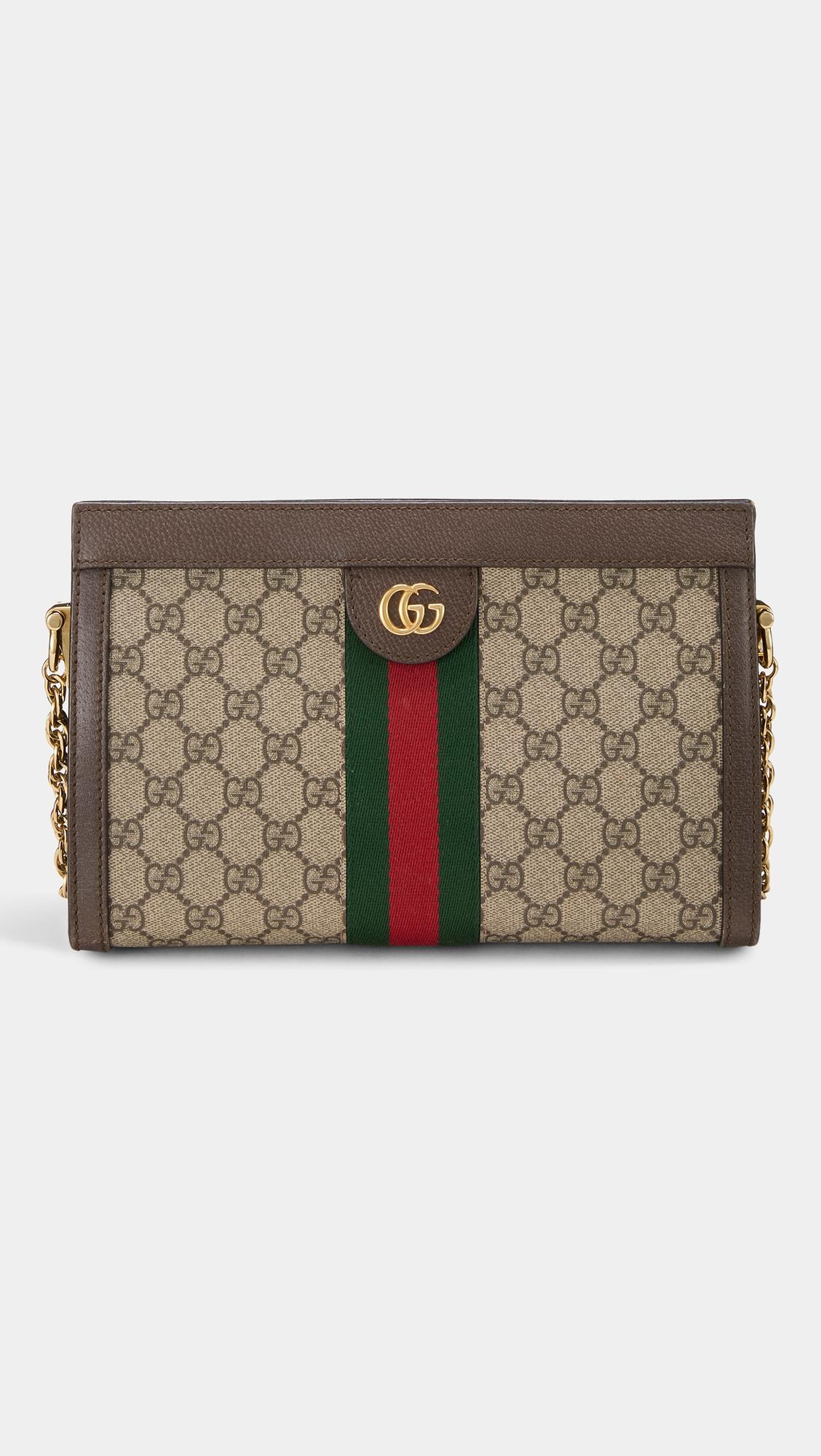 Gucci Coated Canvas Ophidia Large Shoulder Bag by WHAT GOES AROUND COMES AROUND